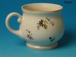 Becher Alpenblumen H 9cm bunt