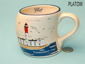 Becher Leuchtturm Timmendorf/Poel9cm