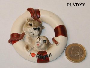 Magnet Rettungsring Rügen ca. 7cm