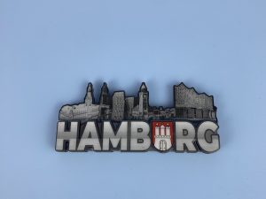 Hamburg Skyline MDF Magnet