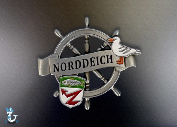 Metallmagnet Steuerrad Norddeich
