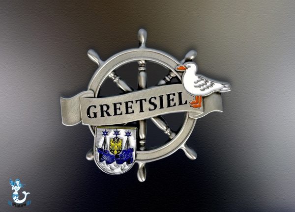 Metallmagnet Steuerrad Greetsiel
