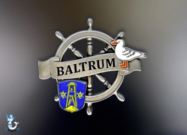 Metallmagnet Steuerrad Baltrum