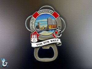 Hamburg Flaschenöffner Magnet Elphi