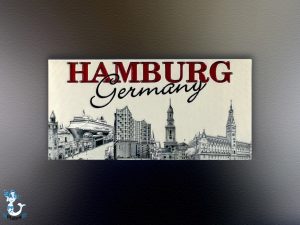 Bild Magnet Hamburg silber