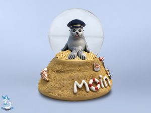 Schneekugel MOIN Seehund