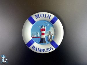 RR Magnet Hamburg Leuchtturm blau