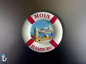 RR Magnet Hamburg Landungsbrücken rot
